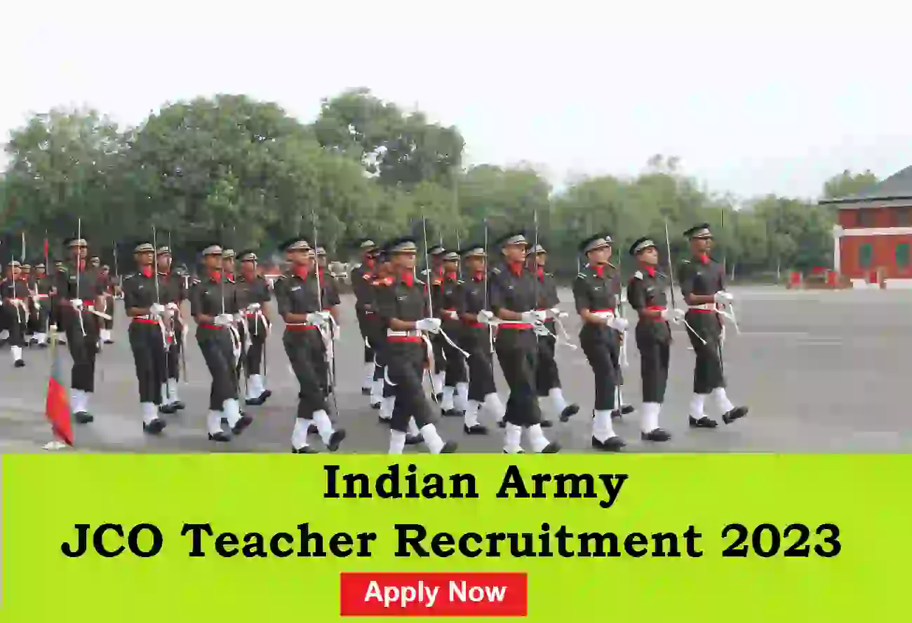 JCO Teacher Recruitment 2023