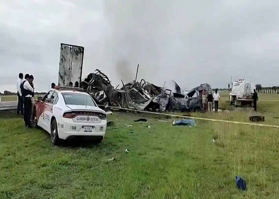 Mexico Tractor Crash