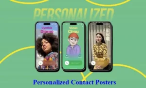 Personalized Contact Posters