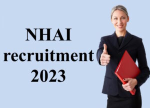 NHAI recruitment 2023
