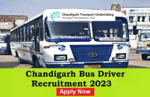 Chandigarh Driver Recruitment 2023