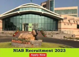 NIAB Recruitment 2023