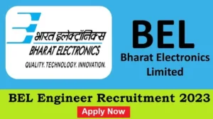 BEL Engineer Recruitment 2023