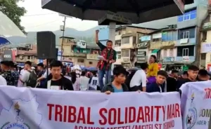Manipur Tribal Protest