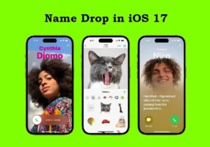 NameDrop in iOS 17